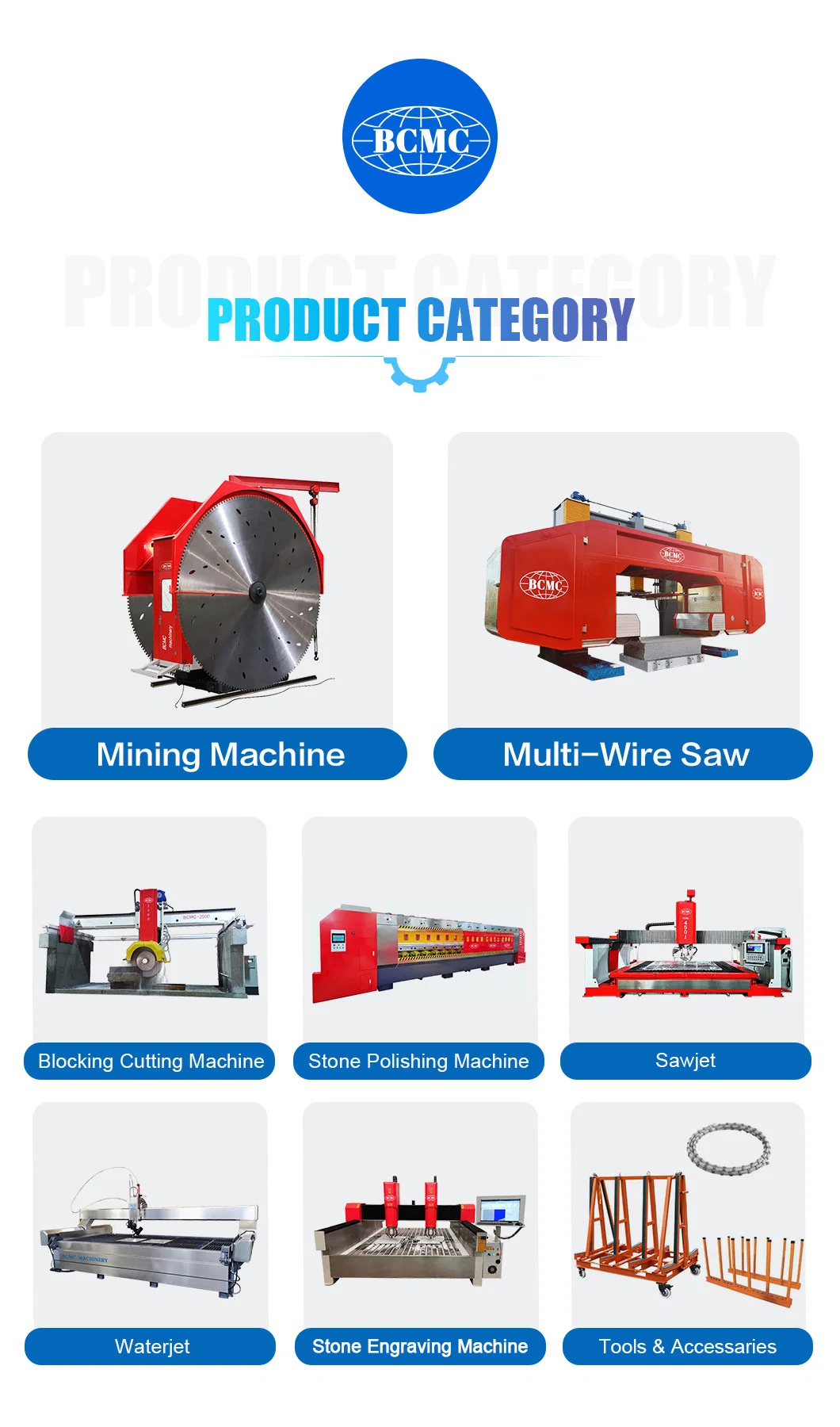 Bcmc Quarry Block Mining Cutting Disc Circular Saw Blade for Sandstone Limestone Laterite Stone Natural Soft Stone 600mm 1350mm