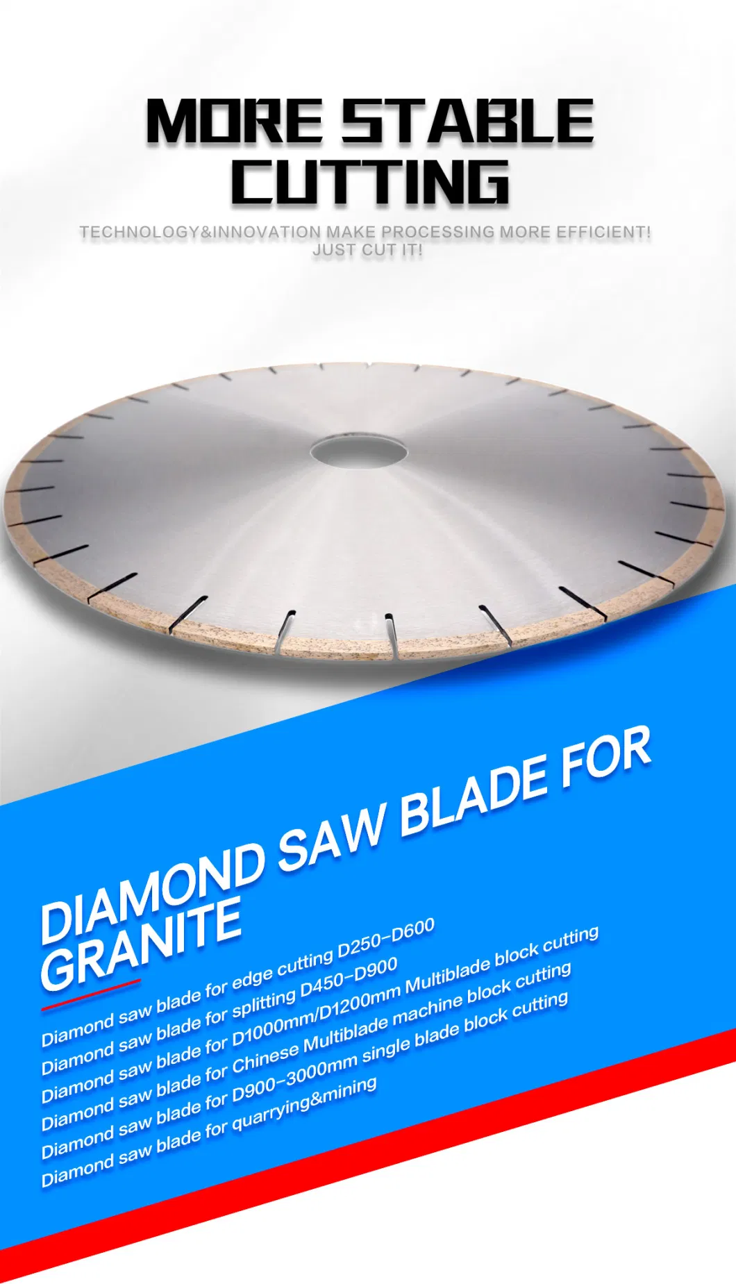 High Cost Performance Ultra Thin Diamond Blade for Limestone Edge